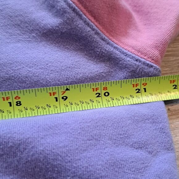 Teddy Fresh Pastel Hoodie Logo Patch Retro Y2K Sweater XS Multi- Color - Picture 7 of 16